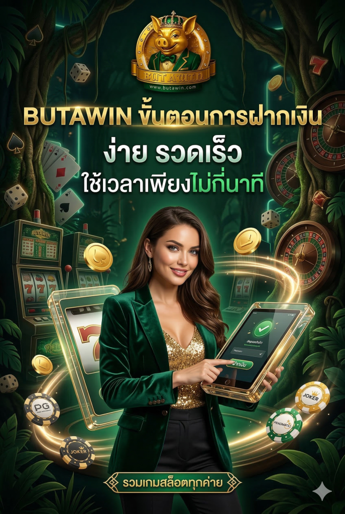 BUTAWIN-ขั้นตอนการฝากเงิน ง่าย รวดเร็ว ใช้เวลาเพียงไม่กี่นาที